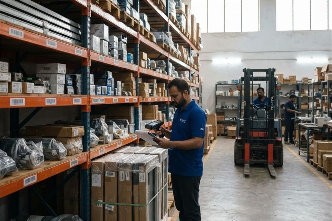 Laurel warehouse holding lift components and spares
